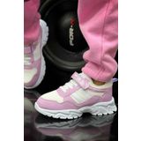 Lastikli Cırtlı Yumuşak Esnek Hafif Nefes Alabilen Unisex File Çocuk Sneaker Spor Ayakkabı