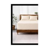 Lastikli & Hipoalerjenik Çarşaf |%100 Pamuk Çarşaf Penye Kumaş | Tek-Çift Kişilik-Battal Boy Çarşaf -KREM-180X200, Luxcarsaf - 0 - Siyah - Option-1