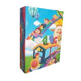 Lastikli Klasor Figurlu 1 Adet Ipli Klasor 32X24x6 Cm Okul Ogrenci Klasoru Lastikli Canta Ipli Dosya