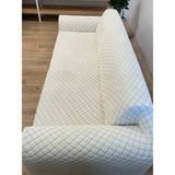 Lastikli Koltuk Örtüsü 3’lü Yıkanabilir Esnek Koltuk Kılıfı | Leke Tutmaz Çekyat Kanepe Örtüsü” - 180 x 230 cm - Krem