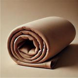 LASTIKLI%100 Pamuk Penye Çarşaf Tek Kişilik Kahve 100X200 Cm, Renklitek - 100 x 200 cm