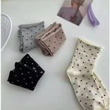 Lastiksiz Puantiyeli Kadın Soket Çorap 4'çift - Asorti - 35 - 40
