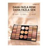 lasting beauty Aydınlatıcı Paleti – Makyaj, Kozmetik Far Paleti Mat, Işıltılı ve Simli Tonlar