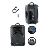 Lastvoice AMPLE-10A Aktif Kabin Hoparlör 10 Inç 600 Watt Bluetooth USB - Siyah