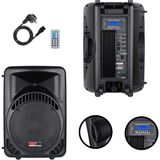Lastvoice AMPLE-12A Aktif Kabin Hoparlör 12 Inç 800 Watt Bluetooth USB - Siyah