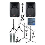 Lastvoice Ample Surface-Paket-2 Aktif Hoparlör Ve Mixer Full Ses Sistemi Seti