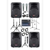 Lastvoice Ample Surface-Paket-4 Aktif Hoparlör Ve Mixer Full Ses Sistemi Seti