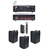 Lastvoice Black Large Plus Paket-2 Hoparlör ve Anfi Anons Ses Sistemi Seti