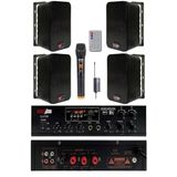 Lastvoice Black Large Plus Paket-3 Hoparlör ve Amfi Anons Ses Sistemi Seti