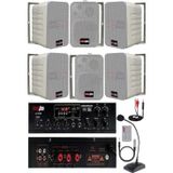 Lastvoice Black Large Plus Paket-5 Hoparlör ve Amfi Anons Ses Sistemi Seti
