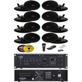 Lastvoice Black Maxx Paket, 4 Tavan Hoparlörü, 6 Bölgeli Anfi, USB Bluetooth, Ses Sistemi Paketi