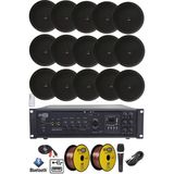Lastvoice Black Maxx Paket-7 Tavan Hoparlörü+6 Bölgeli Anfi Ses Sistemi Paketi