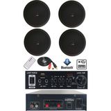 Lastvoice Black Small-3 Tavan Hoparlör+Anfi Ses Sistemi Paketi
