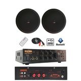 Lastvoice Black Small-4 Tavan Hoparlör ve Anfi Ses Sistemi Paketi