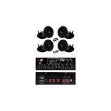 Lastvoice Black Small 5, Tavan Hoparlör ve Anfi Ses Sistemi Paketi (1 Anfi + 4 Hoparlör) - Ahşap Rengi