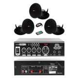 Lastvoice Black Small Paket-2 Hoparlör ve Anfi Ses Sistemi Seti