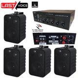 Lastvoice Black Soft Paket-3 Hoparlör ve Anfi Mağaza Ses Sistemi