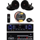 Lastvoice Black Stately Pack-2 Tavan Hoparlörü ve Amfi Ses Sistemi Seti
