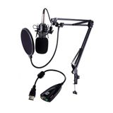 Lastvoice BM800 Stand + Serskartı + Stüdyo Mikrofonu