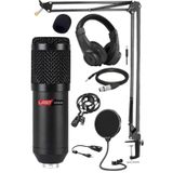 Lastvoice BM800K Mikrofon Seti (Stand Filtre 7.1 Ses Kartı Kulaklık), Standart