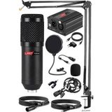Lastvoice BM800YP Youtuber Mikrofon Phantom Stand Filtre 7.1 Seti - Çok Renkli