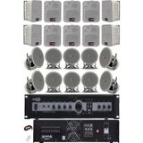 Lastvoice Double Paket-6 Amfili Duvar ve Tavan Hoparlör Seti