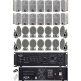Lastvoice Double Paket-8 Amfili Duvar ve Tavan Hoparlör Seti