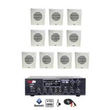 Lastvoice Eko Paket-5 Anfi ve Duvar Tipi Hoparlör Ses Sistemi Paketi, LV-2100, Bluetooth, USB, 2x100 Watt