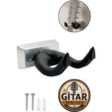 Lastvoice GDS-666SL Kaliteli Gitar Duvar Askısı Standı Aparatı Gümüş - Set-1