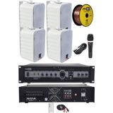 Lastvoice High Voice Paket-1 Bölgeli Amfi ve Duvar Hoparlör Ses Anons Sistemi Seti