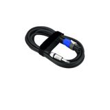 Lastvoice HPX-05 Hoparlör Ses Kablosu, 5 Metre, Speakon ve Jak Uçlu, Siyah