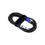 Lastvoice HPX-10 Hoparlör Kablosu, 10 Metre, Speakon ve Jak Konektörlü, Siyah