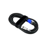 Lastvoice HPX-25 Hoparlör Kablosu, 25 Metre, Speakon ve Jak Bağlantı, Siyah