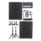 Lastvoice Ideal Plus Paket-2 Okul Tören ve Canlı Müzik Ses Sistemi Seti - Siyah