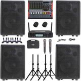 Lastvoice Ideal Plus Paket-3 Okul Tören ve Canlı Müzik Ses Sistemi Seti - Siyah