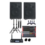 Lastvoice Ideal Plus Paket-4 Okul Tören ve Canlı Müzik Ses Sistemi Seti - Siyah