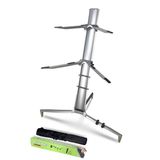 Lastvoice KS-20GR Silver Profesyonel Ultimate Org Standı Sehpası Çift Katlı Çantalı