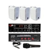 Lastvoice Large Paket-2 Hoparlör ve Anfi Anons Ses Sistemi Seti
