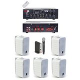 Lastvoice Large Plus Paket-4 Hoparlör ve Anfi Anons Ses Sistemi Seti