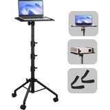 Lastvoice LP-22L Tekerlekli Ayarlanabilir Yüksek Kaliteli Notebook Laptop Standı Sehpası 73-163 cm - 73 - 163 - Siyah