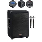 Lastvoice Lps-12ma Mikrofonlu Portatif Ahşap Kabin Hoparlör 12" 800w