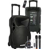 Lastvoice LS-P1915EX Portatif Taşınabilir 3 Mikrofonlu Seyyar Ses Sistemi 15 Inç 1200 Watt - Genel