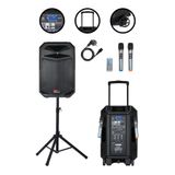 Lastvoice LS-P2915 Portatif Taşınabilir Mikrofonlu Şarjlı Ses Sistemi Hoparlör 15 İNÇ 850 WATT