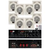 Lastvoice LV-2100 Anfi ve LV-210T Duvar Tipi Hoparlör Ses Sistemi Paketi, 8 Hoparlör, Bluetooth, USB, 2x100 Watt