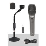 Lastvoice Lv-45ST Masa Tipi Ayaklı Standlı Kablolu EL Mikrofon (Stand Kablo Tutacak Aparat)