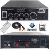 Lastvoice Lvx-150 Stereo Anfi Amfi 2x75 Watt Bluetooth Usb-Sd 220V/12V