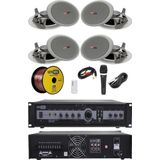 Lastvoice Maxx Paket-1 Tavan Hoparlörü ve 3 Bölgeli Amfi Ses Sistemi Paketi (Full Set)