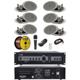 Lastvoice Maxx Paket-3 Tavan Hoparlörü ve 3 Bölgeli Anfi Ses Sistemi Paketi (Full Set)