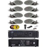 Lastvoice Maxx Paket-4 Tavan Hoparlörü ve 6 Bölgeli Amfi Ses Sistemi Paketi (Full Set)