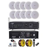 Lastvoice Maxx Paket-5 Tavan Hoparlörü ve 6 Bölgeli Anfi Ses Sistemi Paketi (Full Set)
